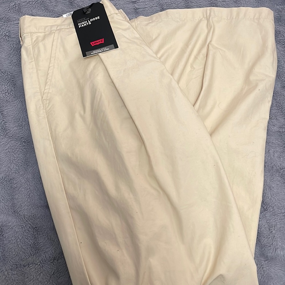 NWT Pleated High Rise Pants
